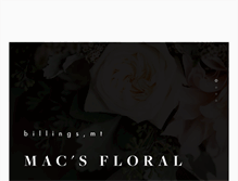 Tablet Screenshot of macsfloral.com
